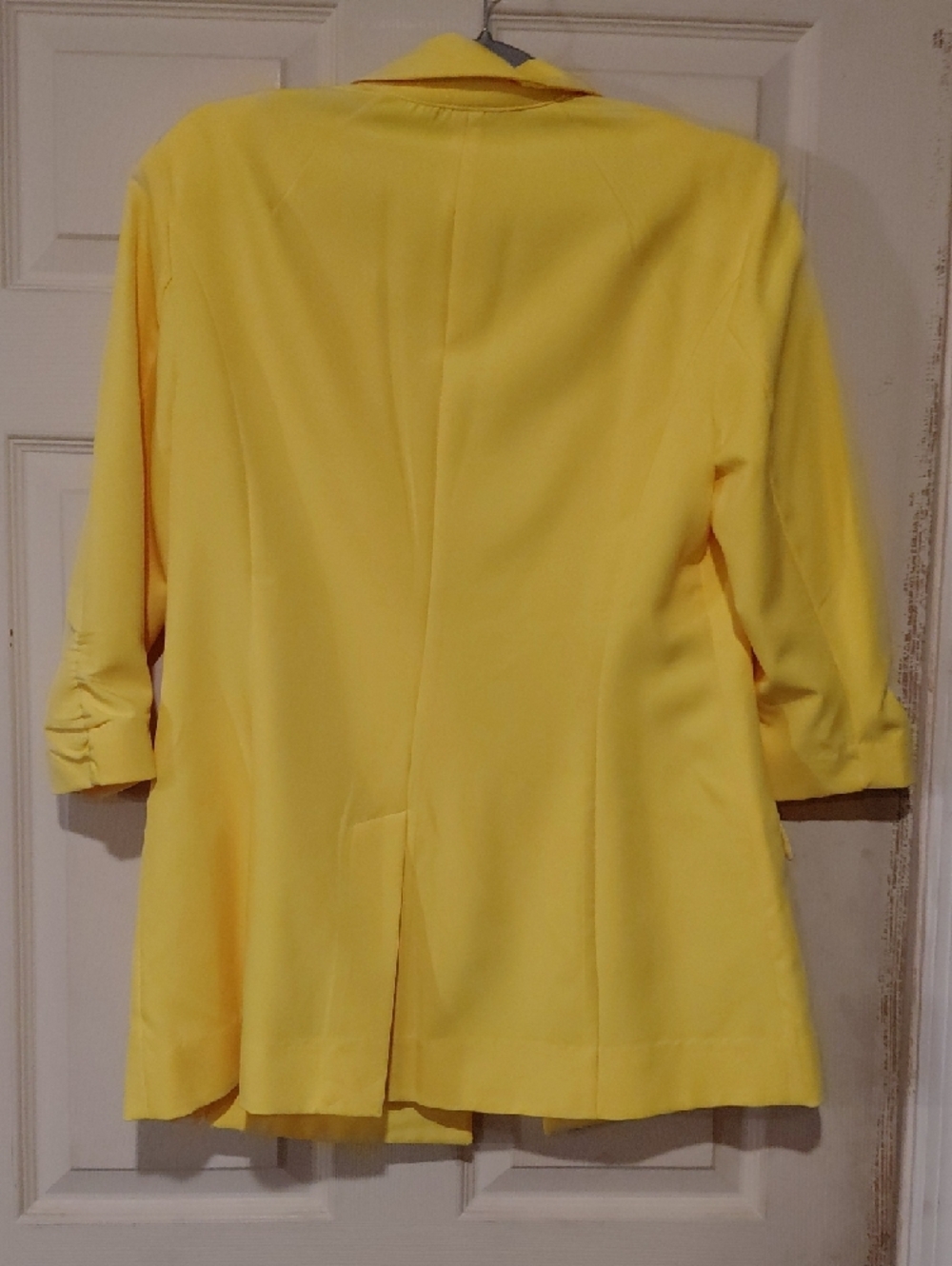 INC International Concepts Sunny Yellow Women's Blazer Size Large New With Tags - Picture 9 of 10